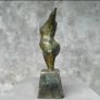 Off Balanced Lady (30cm) - Patinated Bronze Image 5