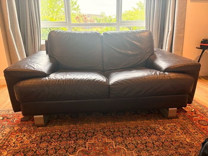 leather sofa
