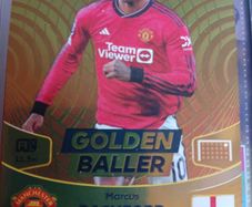 Marcus Rashford Golden Baller Match Attax Panini Card
