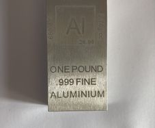 .999 investment grade aluminium