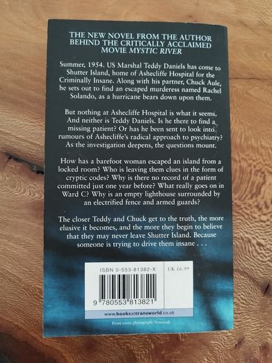 Shutter Island by Dennis Lehane