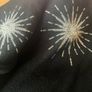 Brand new dunnes soft black wool jumper with silver design Image 2