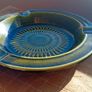 Antique Green Ash Tray Large Image 3