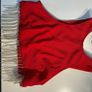 red crop top diamante Image 6