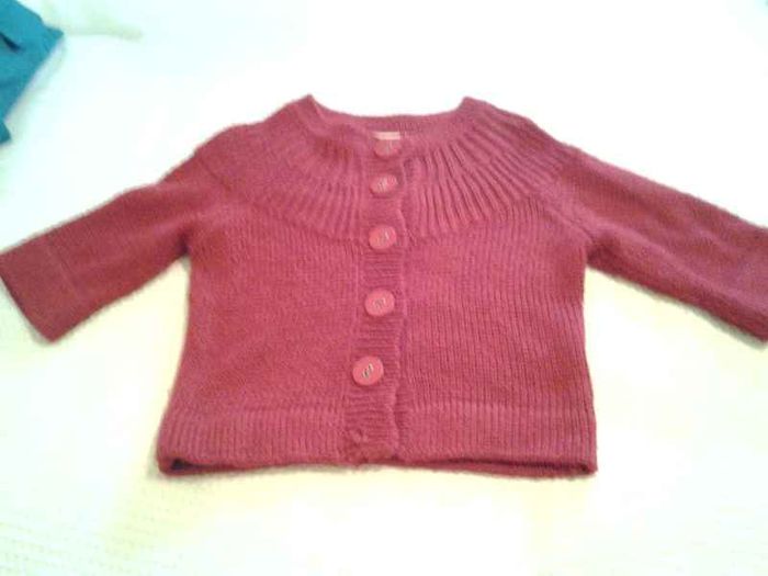 St-Martins Red Cardigan -Size xs