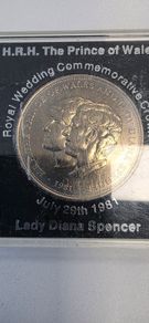 1981 Royal Wedding Commemorative Crown; Prince Charles & Lady Diana Spencer