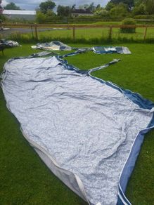 caravan awning/ roof box