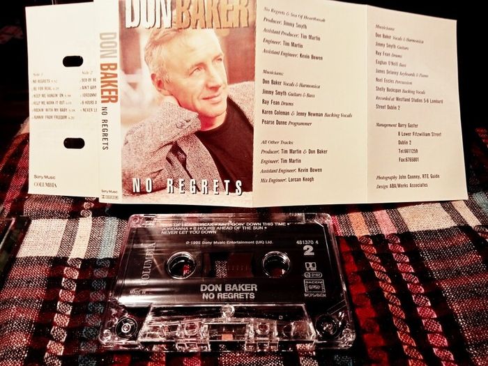 1995. Don Baker. No Regrets. Cassette Tape.