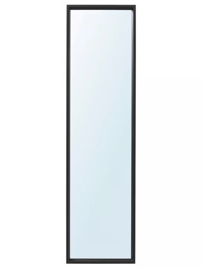 IKEA NISSEDAL Mirror, black, 40x150 cm