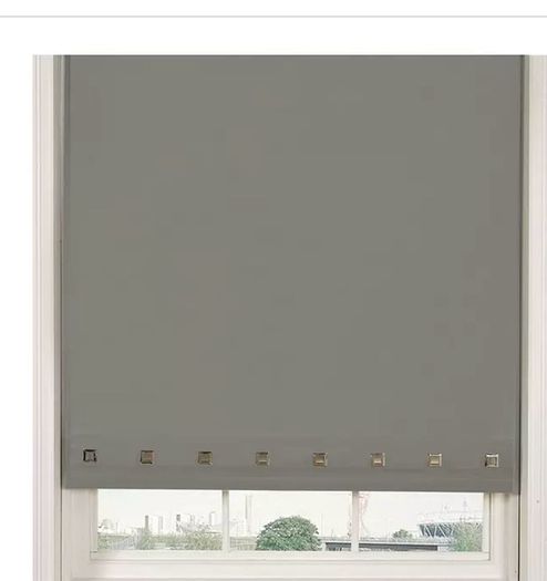 Grey roller blinds