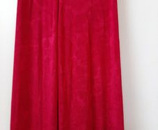 Vintage red maxi skirt
