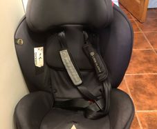 Rotating car seat with isofix