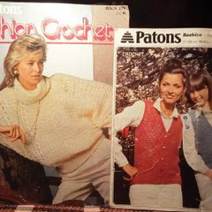 1986. Patons Fashion Crochet and Free Knitting Patterns.