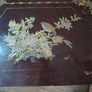Antique Lacquered Side Table Decorated with Chinoiserie Style Birds and Flowers Chinese 1880s to 1920s Image 9