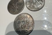 3 vintage retro Hitler Olympics coin , all 3 for 30 euro at 10 euro each