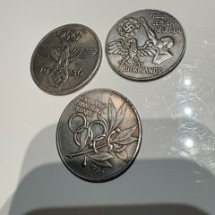 3 vintage retro Hitler Olympics coin , all 3 for 30 euro at 10 euro each
