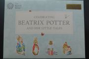 2018 - Silver Proof Beatrix Potter Peter Rabbit 4 X 50p Deluxe Coin Set