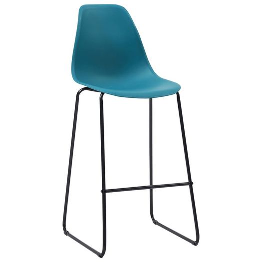 5 Piece Bar Set Plastic Turquoise