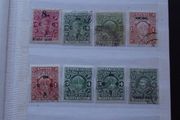 A extensive collection of Stamps from Indian States, presented in the album