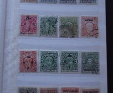 A extensive collection of Stamps from Indian States, presented in the album