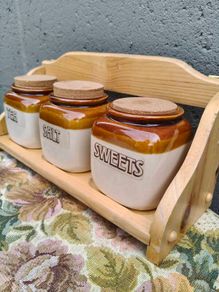Vintage Kitchen Cannisters