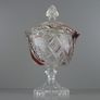 Glass bonbon dish with lid 23 cm Image 9