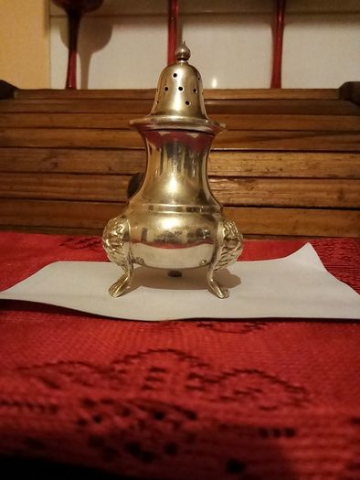 Vintage silver pepper shaker