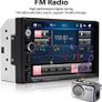 Stereo Double Din Car Radio Bluetooth with Rear View Camera 7 Inch Touch Screen FM Radio with USB TF AUX, Mirror Link for Android/IOS Smartphone + Remote Control + Frame (FREE SHIPPING) Image 2
