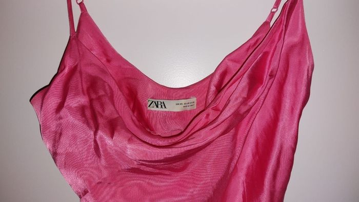 Zara Silk Pink Dress