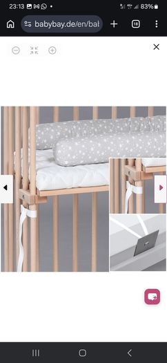 Babybay cosleeper side sleeper