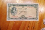 1972 Ireland One Pound Banknote