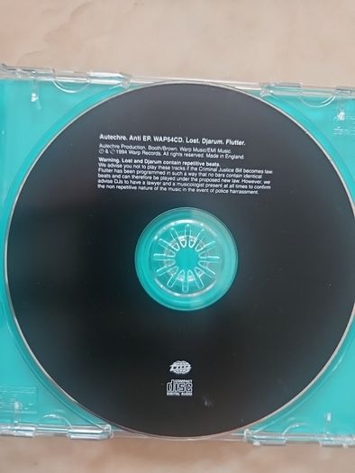 Autechre CD  - Anti EP