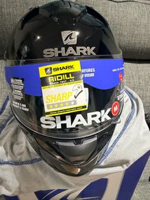 Shark Ridill Full Face Motorcycle Helmet Gloss Black M