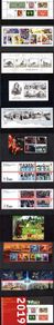 2019 Great Britain Royal Mail Miniature Sheets Pack with all miniature sheets issue in the year Mint Never Hinged (MNH)