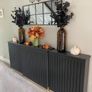 2x Laura James Iliana Extendable Radiator Cover in Charcoal Grey Image 4
