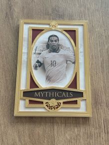 2024 Futera Unique Ronaldinho Mythicals 23k Gold Frame 2/10