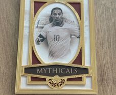 2024 Futera Unique Ronaldinho Mythicals 23k Gold Frame 2/10