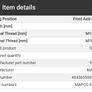 Ford Fiesta, Fusion, Mazda 2 track rod end Image 4