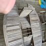 Adjustable size solid garden table and chairs (5) Image 9
