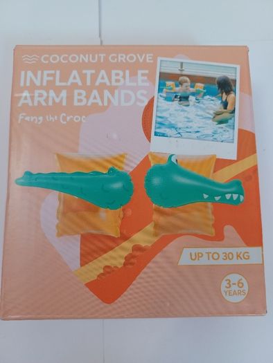 New Inflatable Bodyboard and Armbands Age 3-6