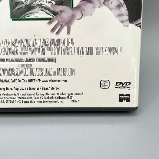 Clerks DVD - Signed by Kevin Smith - Collectors edition