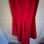 Red Fishtail Maxi Dress Image 7