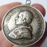 Antique 1888 Papal States Sterling Silver Medal. Pope Leo XIII. 50th Episcopal Preisthood. 11,1g Image 9