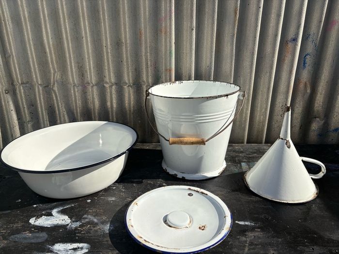 Antique Enamel ware items