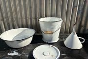 Antique Enamel ware items