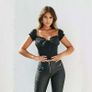 Sexy off shoulder short sleeve top Image 2