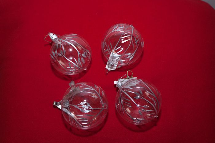 4 X Christmas Tree Decorations