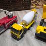 Mixer truck, Fire truck and Dump truck Image 3
