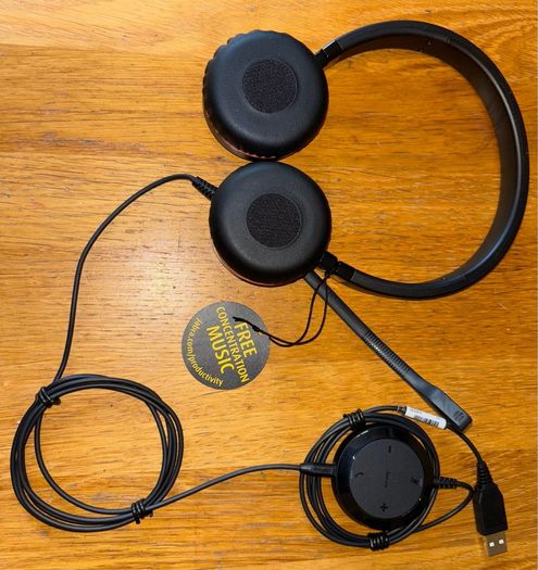 Jabra Evolve 30 UC Stereo Wired Headphone Model: ENC060