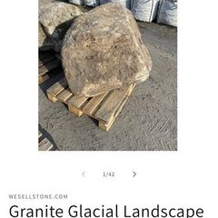 Glacial Granite Round Landscape Boulders